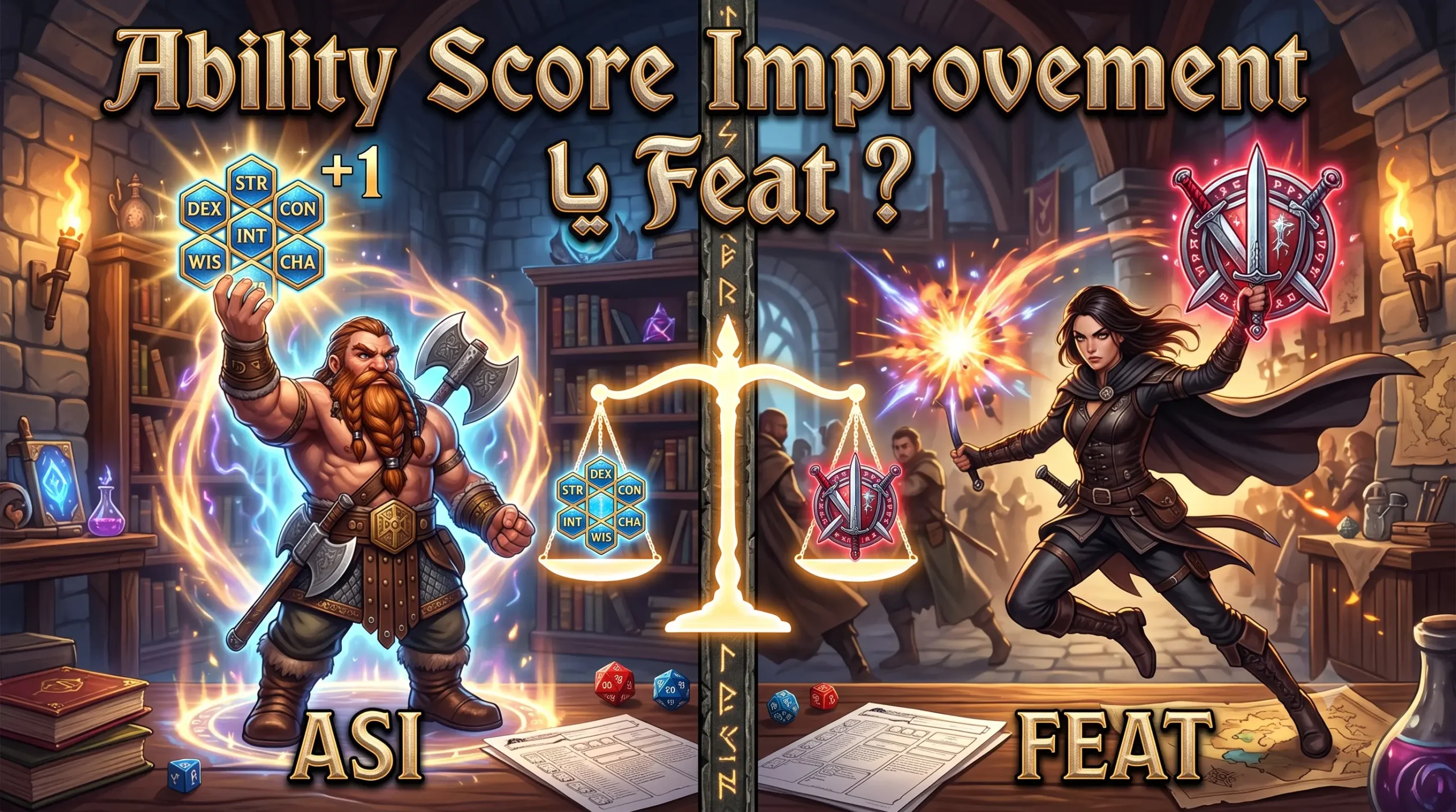 Ability Score Improvement یا Feat ؟