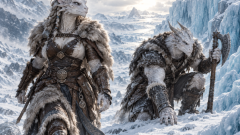 گونه دراگون‌بورن (Dragonborn) در D&D 5.5e | تبار اژدهایی و قدرت‌ها