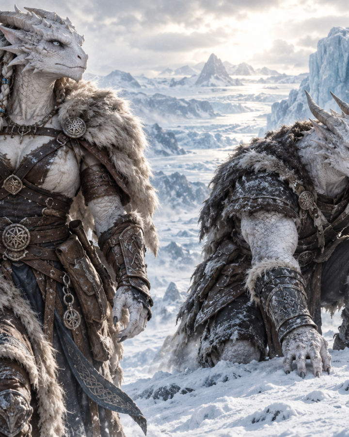 گونه دراگون‌بورن (Dragonborn) در D&D 5.5e | تبار اژدهایی و قدرت‌ها